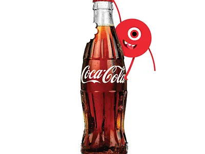 Coke Monster coca cola coke design illustration soda