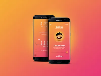 Samsung Mobile App - KalimaLock animation design illustraion illustration ui web