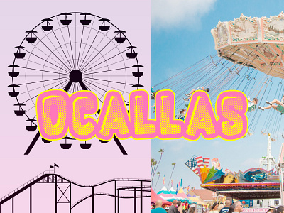 Design an Amusement Park Identity art artwork design dribbbleweeklywarmup graphic design identity identity branding identity design typography