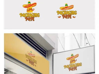 Packaging Papi Logo concept design illustration logo vector