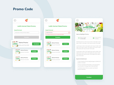 Promo Code - Mobile App app design landingpage mobile ui ux