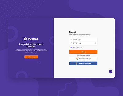 Vutura - Re-Design Login Page design login login page ui ui design website website design