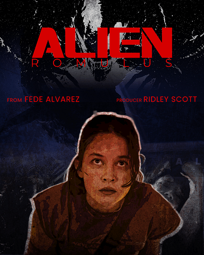 Poster for the movie ALIEN graphic design poster design