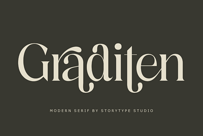 graditen font summer fonts