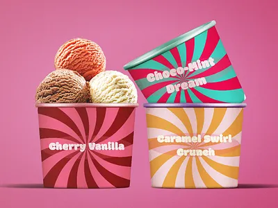 Ice Cream| LABEL DESIGN | PACKAGING DESIGN adobe illustrator branding design graphic design icecream illustration logo vector