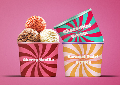 Ice Cream| LABEL DESIGN | PACKAGING DESIGN adobe illustrator branding design graphic design icecream illustration logo vector