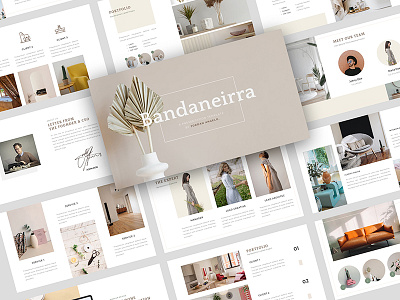 Bandaneirra Presentation Template keynote layout design layout exploration page design page layout powerpoint uidesign