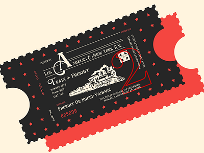 Inverse Train Ticket branding dark ui design digital illustration disney disneyland fantasy illustration logo logo design old fashioned ticket ticket design train ticket train ticket design ui user interface design ux vector vector illustration