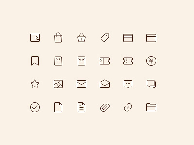 Icons_line_01 app icon design icons iconset illustration ui vector