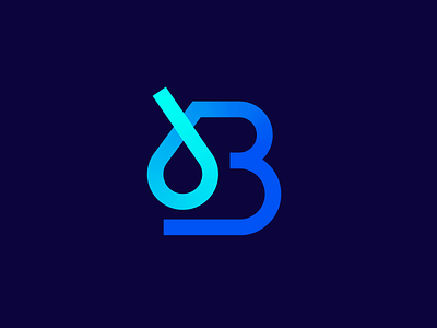 B OIL b icon b logo blue logo design brand design branding branding design branding studio design gas gasoline gradient icon gradient logo graphic design identity letter b logo logo design oil oil logo smart logo