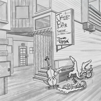 jazzimals design drawing illustration procreate