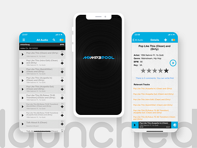 MyMp3Pool - DJ Catalogue of music & sound android app design android app development company ios app design ios app development company iphone app development iphone app development company mobile app design ui ux ui design ux design