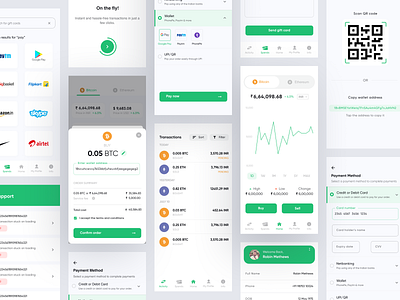 ShiftBits - Cryptocurrency App app banking app crypto crypto currency crypto wallet cryptocurrency dribbble ui