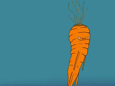 Carrot Boy carrot drawing illustration procreate
