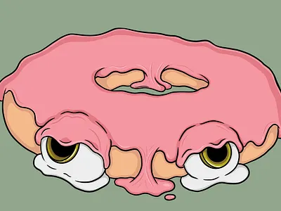 Doughnut affinity designer affinitydesigner doughnut drawing illustration procreate