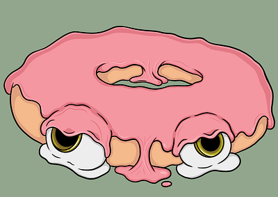 Doughnut affinity designer affinitydesigner doughnut drawing illustration procreate