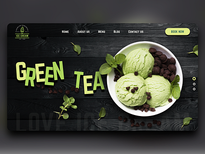 UI ICE CREAM SHOP app design ecommerce grahicdesign homepage landing page ui ui design ui web ui web design ui website ux web web design webdesigner webdevelopment website