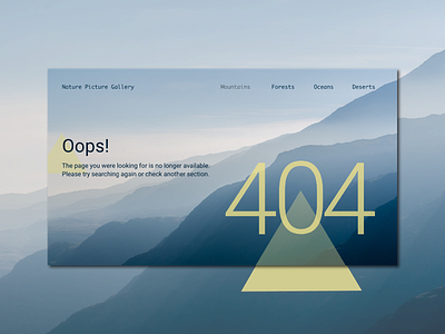 Page 404 - Daily UI 8 dailyui design desktop design ui