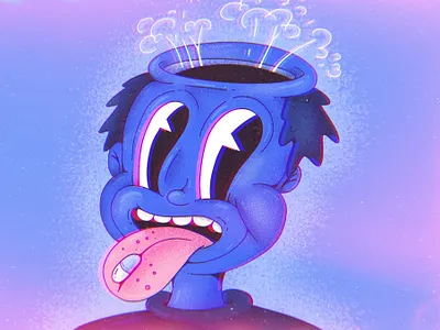 Crazy pills 1930s blue cartoon cartoon character cartoon illustration character character design characterdesign crazy flat funny character illustration illustration art lowbrow lowbrow art lowbrowart man pills procreate vector art
