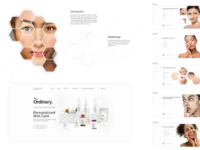 Quiz Design cosmetic deciem dribbble interaction design quiz redesign skincare the ordinary ui ux webdesign