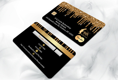 Beauty card beauty salon branding business card business card design business cards businesscard card credit card design fiverr glitter illustration logo logo design logotype offer upwork