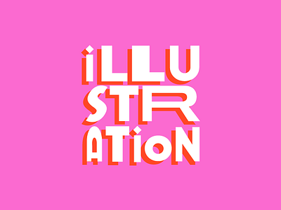 type experiment colorful illustration logo pink type type art type design typedesign vector