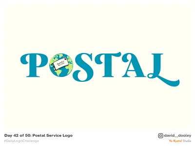 Daily Logo Challenge | Day 42 - Postal Service Logo branding daily logo challenge design identity identity design logo logo design