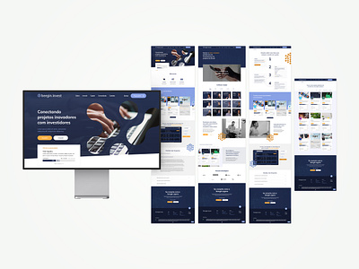 beegin.invest - site fintech investing investment mockup site site design ui ux ui design ux design web design