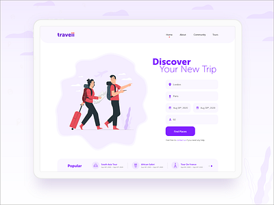 Traveii app app design app screen app screens app ui branding codiant design mobile app promotion travel travel app travel website ui