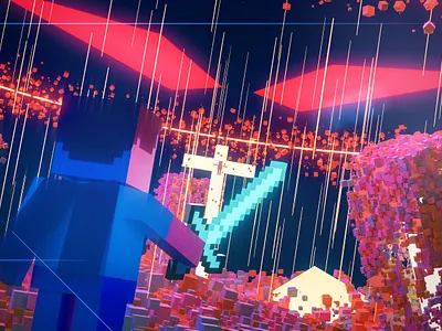 史蒂夫的最终之战 3d art 人物