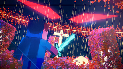 史蒂夫的最终之战 3d art 人物