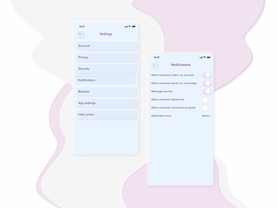 DailyUI 007 Settings in neumorphism dailyui dailyui007 dailyuichallenge neumorphic neumorphism neumorphism ui settings settings page settings ui skeumorphic skeumorphism