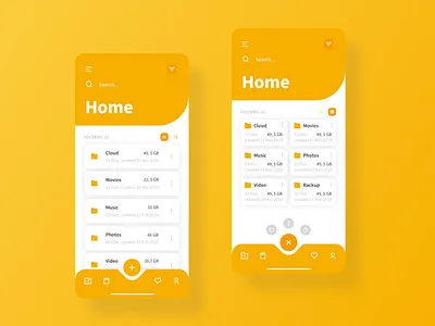 Synology DS File App Redesign app app design design dsfile ios minimal mobile redesign synology ui ux