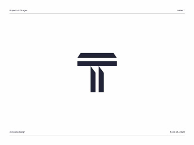 A-Z Logos: Letter T brand design branding letter t letter t logo lettermark logo logo design logodesign logomark minimalist logo monogram