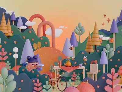 Explorer 3d 3dart 3dillustration blender blender3d c4d cinema4d design digitalart illustration