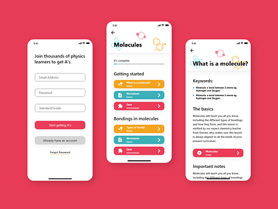 Chemistry teacher ( Part 3 ) app design ui ux
