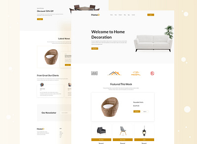 Furniture Landing Page Design 2020 2020 design 2020 trend 2020 trends 2020design 2021 agency clean design colorful creative design decoration design dribbble best shop furniture home homepage homepage design landing page light trendy