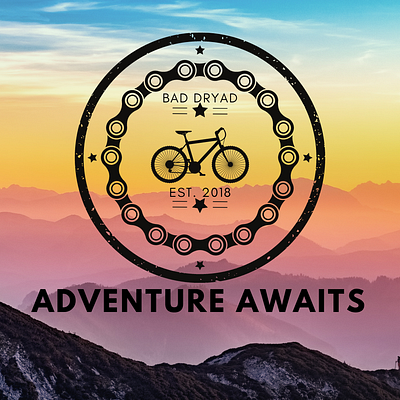 Adventure Brand Logo bad dryad graphic design visual design