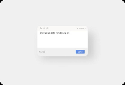 Status Update Design animation app dailyui dailyuichallenge design typography ui ux vector web