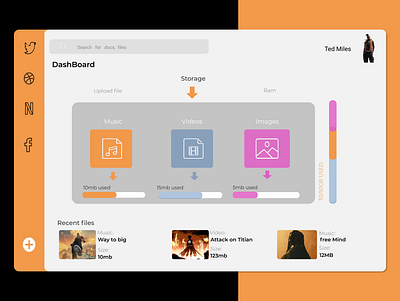 FILE UPLOAD MEMORY SPACE ACTIVITY 031 illustration memory ui upload