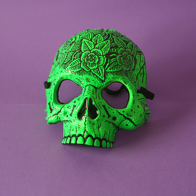 Halloweeeeeeen drawing halloween illustration mask skull spoopy