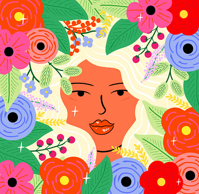 Flowers character design colourful fashion illustration flowers illustator illustration illustration art