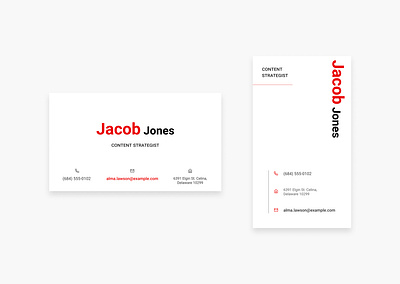 Business Cards branding business card businesscard clean ui minimal minimalist