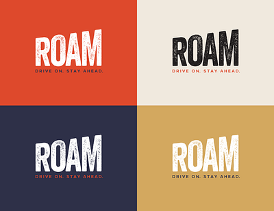 ROAM Brand Identity branding creative design design inspiration graphicdesign identity logo print typography vector