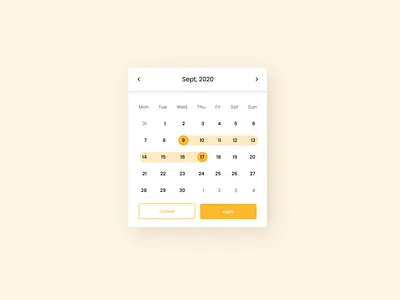 Daily UI 080 Date Picker app design daily ui daily ui 080 date picker date range datepicker dribbble invite figma design flight booking ui ui components ui design uiux website design