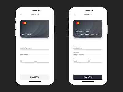 Credit Card Checkout black creditcard creditcardcheckout dailyui dailyuichallenge illustration ui