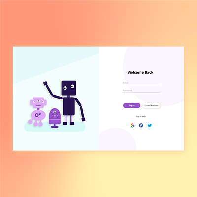 Robot ui uidesign ux uxdesign uxui web webdesign