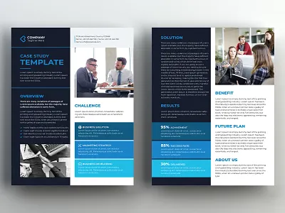 Case Study Template agency booklet brief brochure business case history case study catalog clean corporate creative editorial flyer informational marketing multipurpose newsletter portfolio presentation professional
