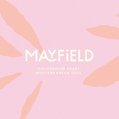 Mayfield Restaurant Logo Design abstract bar branding brand brand identity branding cafe logo logo menu design minimal pattern restaurant restaurant branding restaurant logo typography