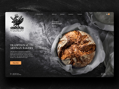 bakery website bakery bread delivery e commerce ui website